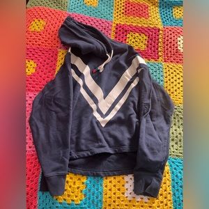 Tory Burch / Tory Sport Navy Chevron Pullover